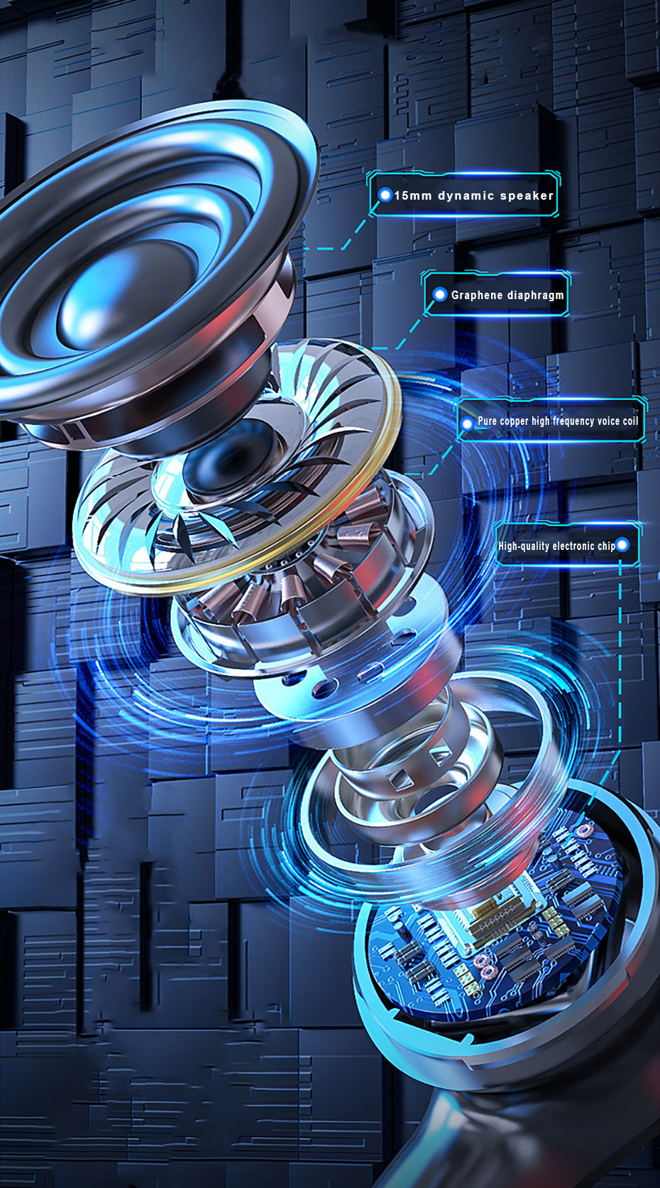 Bluetooth Earphone Wireless Headphones