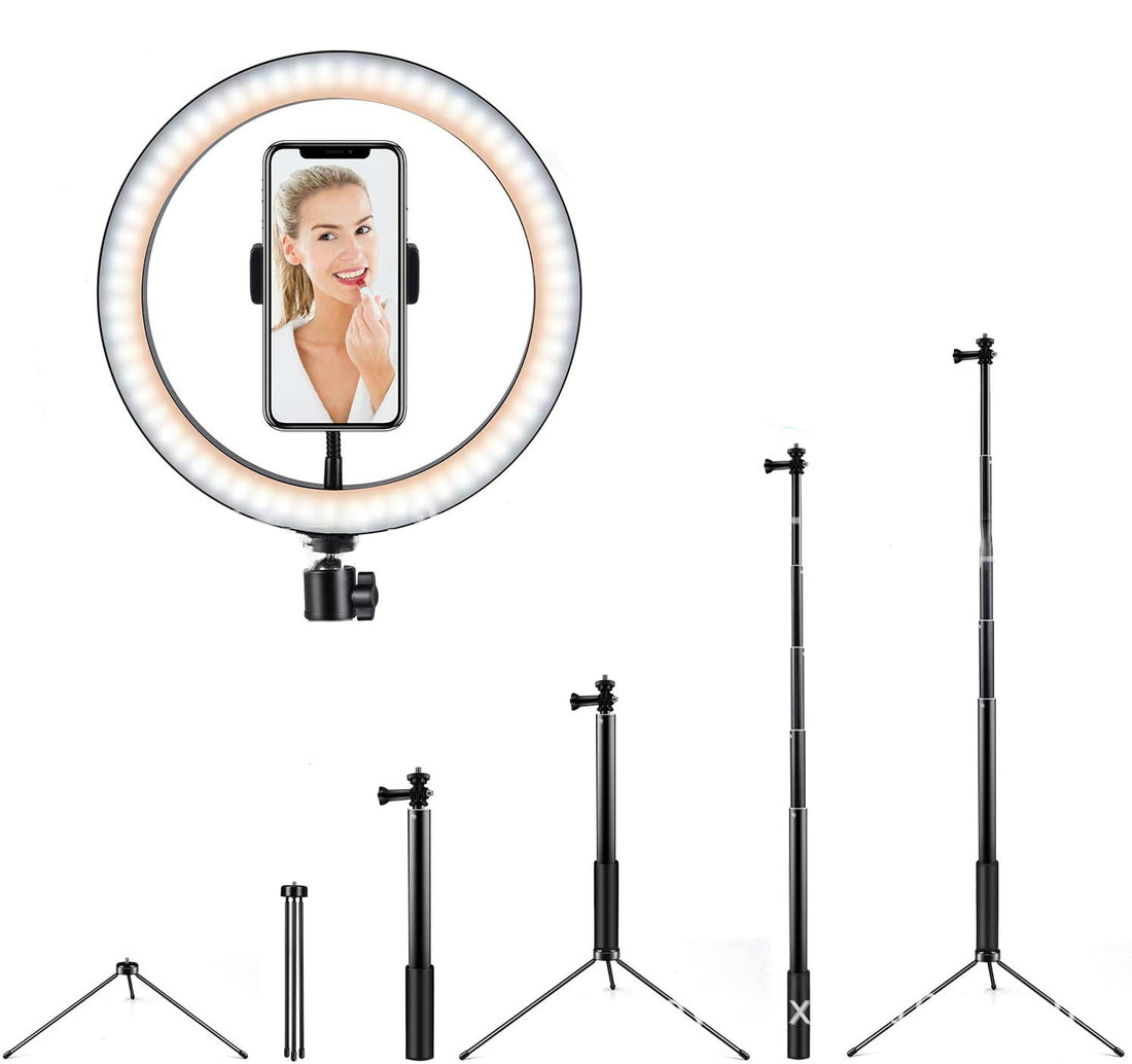 10 LED Ring Light Lamp With Tripod Stand