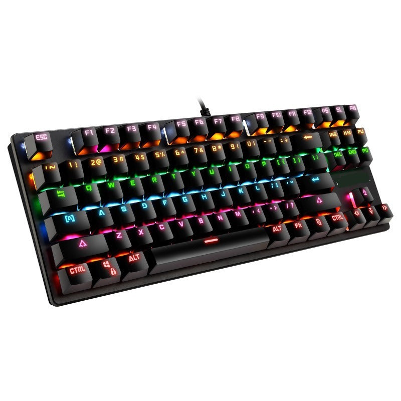 Colorful 87-key Gaming Mechanical Keyboard
