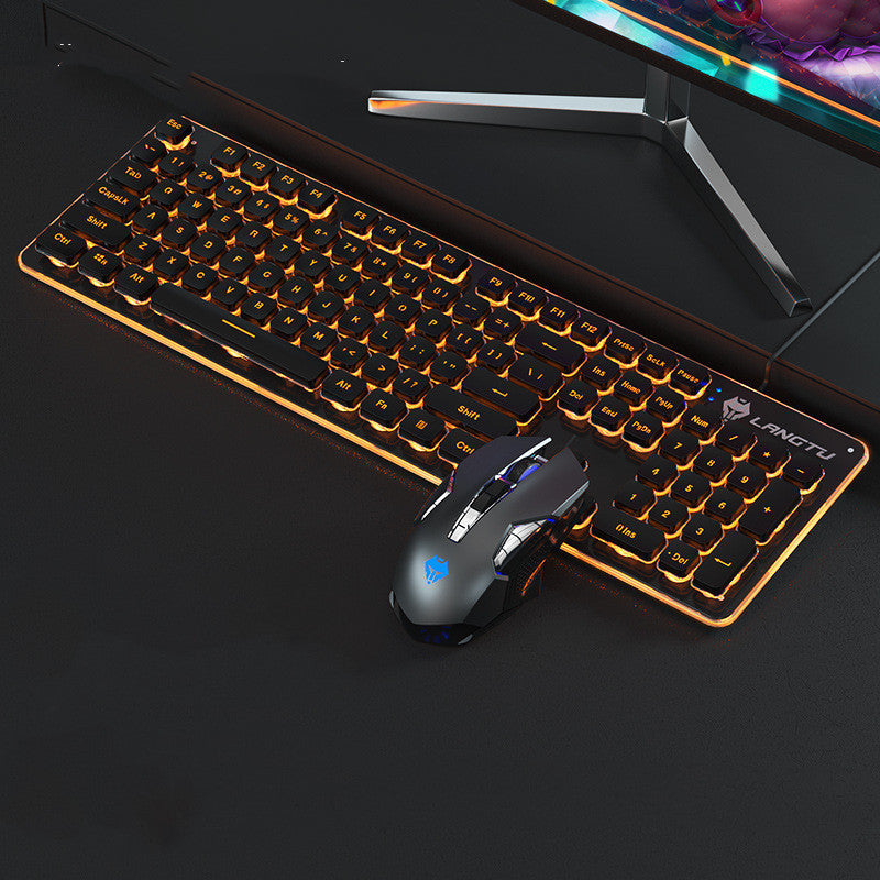 Wired Film Luminous Gaming Keyboard