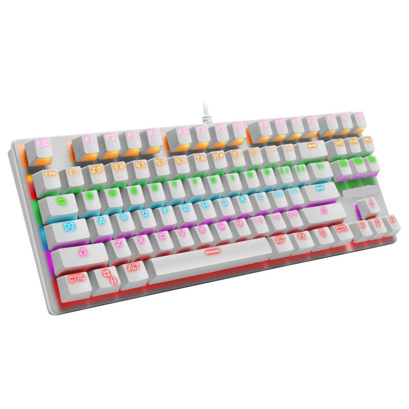 Colorful 87-key Gaming Mechanical Keyboard