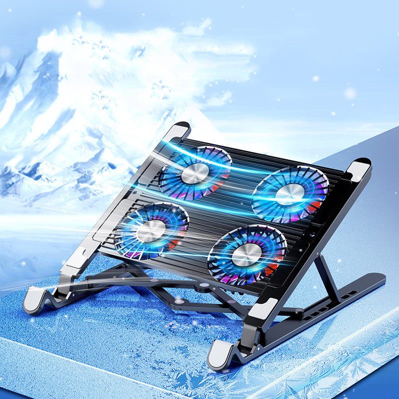 Folding Laptop Cooling Fan Radiator Stand