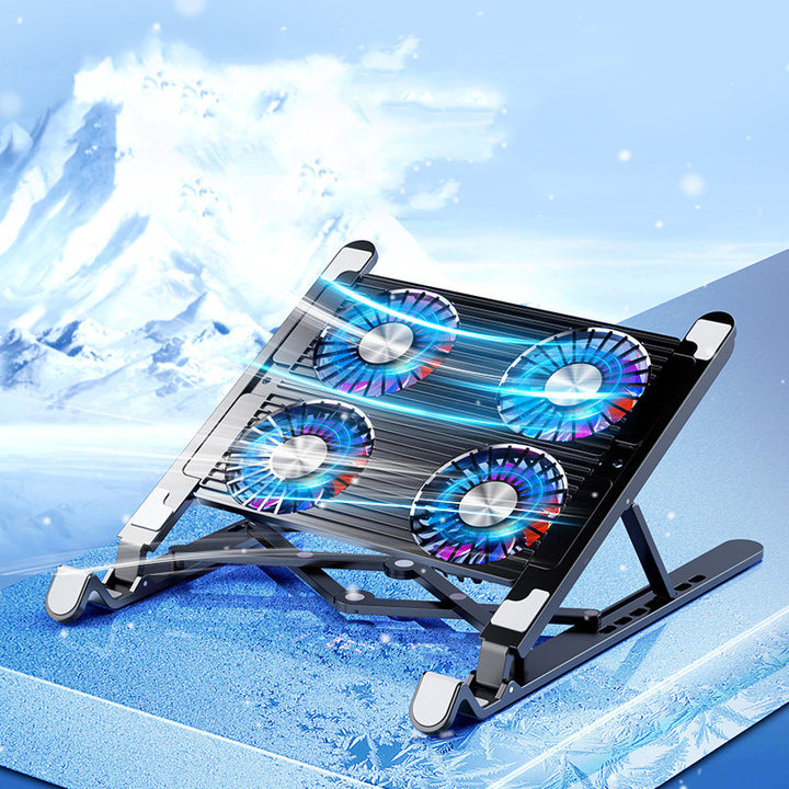 Folding Laptop Cooling Fan Radiator Stand