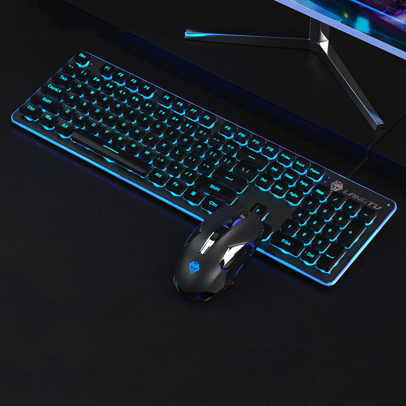 Wired Film Luminous Gaming Keyboard