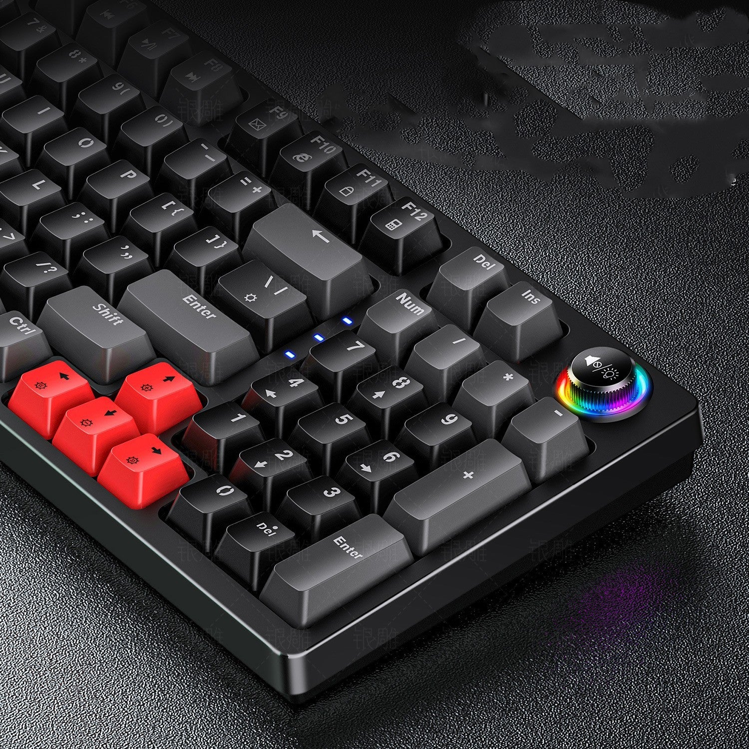 Luminous Mechanical Gaming Knob Keyboard
